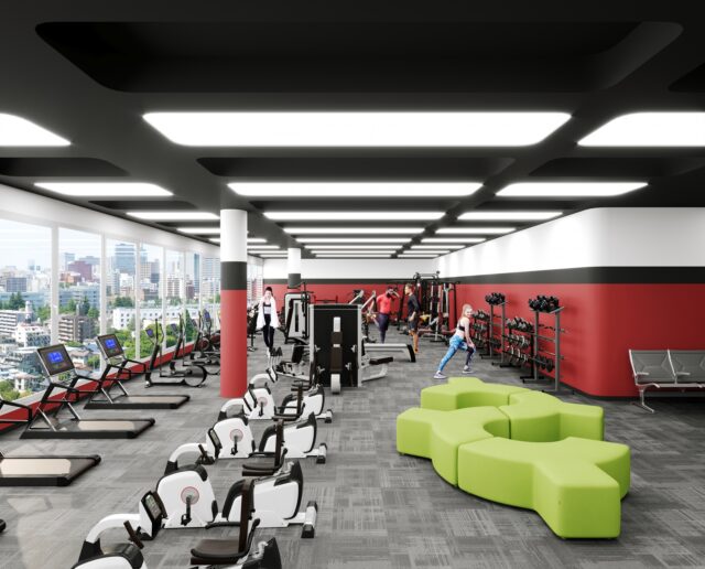 フィットネスジムの画像