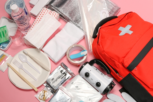 防災グッツ一覧の画像